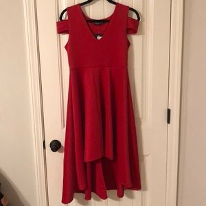 Red High Low Dress